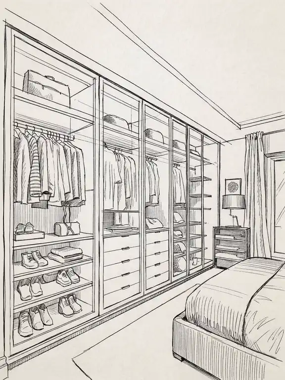 Plan du dressing OSKAP